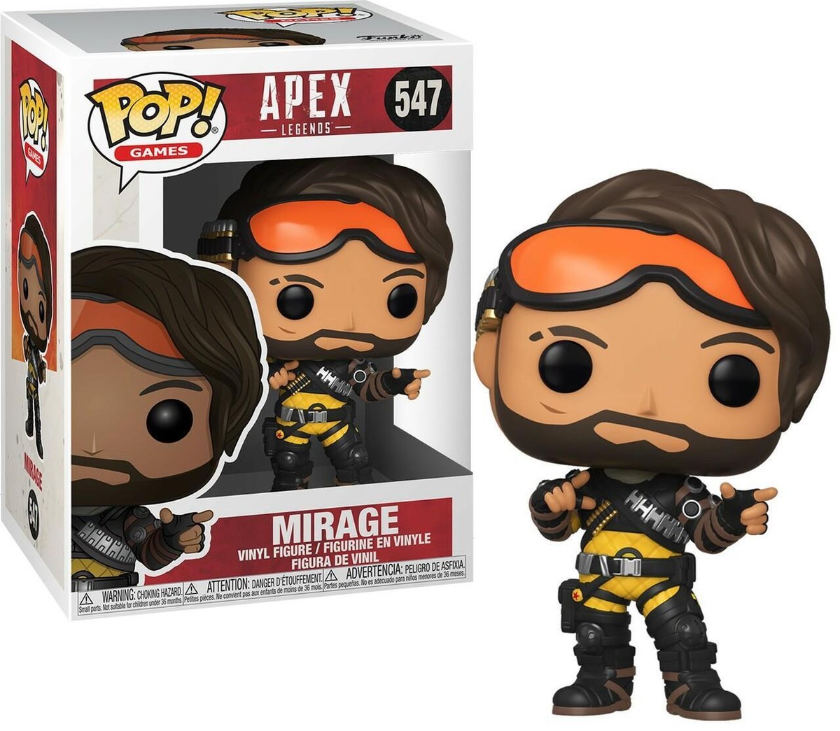 Funko Pop! Apex Legends ミラージュ Funko POP! MIRAGE #547 Vinyl Figure APEX Legends 889698432849 | eBay