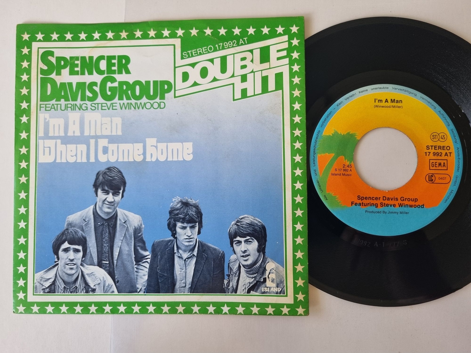 Spencer Davis Group - I'm a man/ When I come home 7'' Vinyl Germany