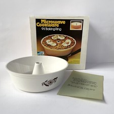 NEW VTG Tara Ware Microwave Bundt Dish Baking Ring Vintage MCM USA Made