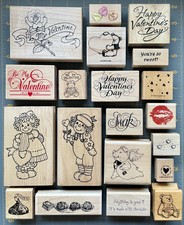 LOVE VALENTINE CHOCOLATE RUBBER STAMPS Rare Vtg PSX More YOU PICK