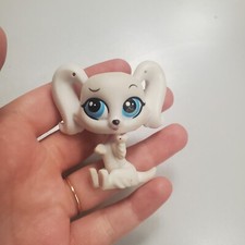 LITTLEST PET SHOP Puppy Dog White, Princess Stori JAMESON 2 inches