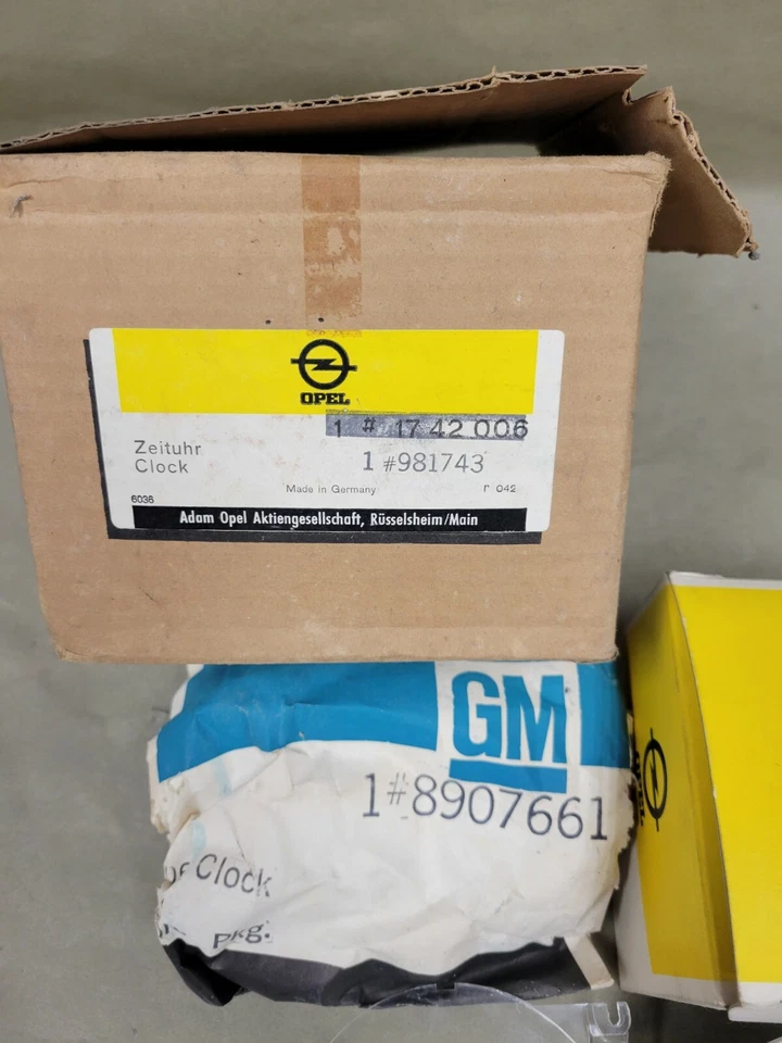 Kit de reloj Opel Kadet 1971-73 OEM GM NOS 981743 1742006 Foto 3 de 4