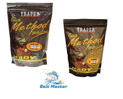 Traper Method Feeder Pellets READY 2mm Angelfutter Fertigfutter versch. Sorten