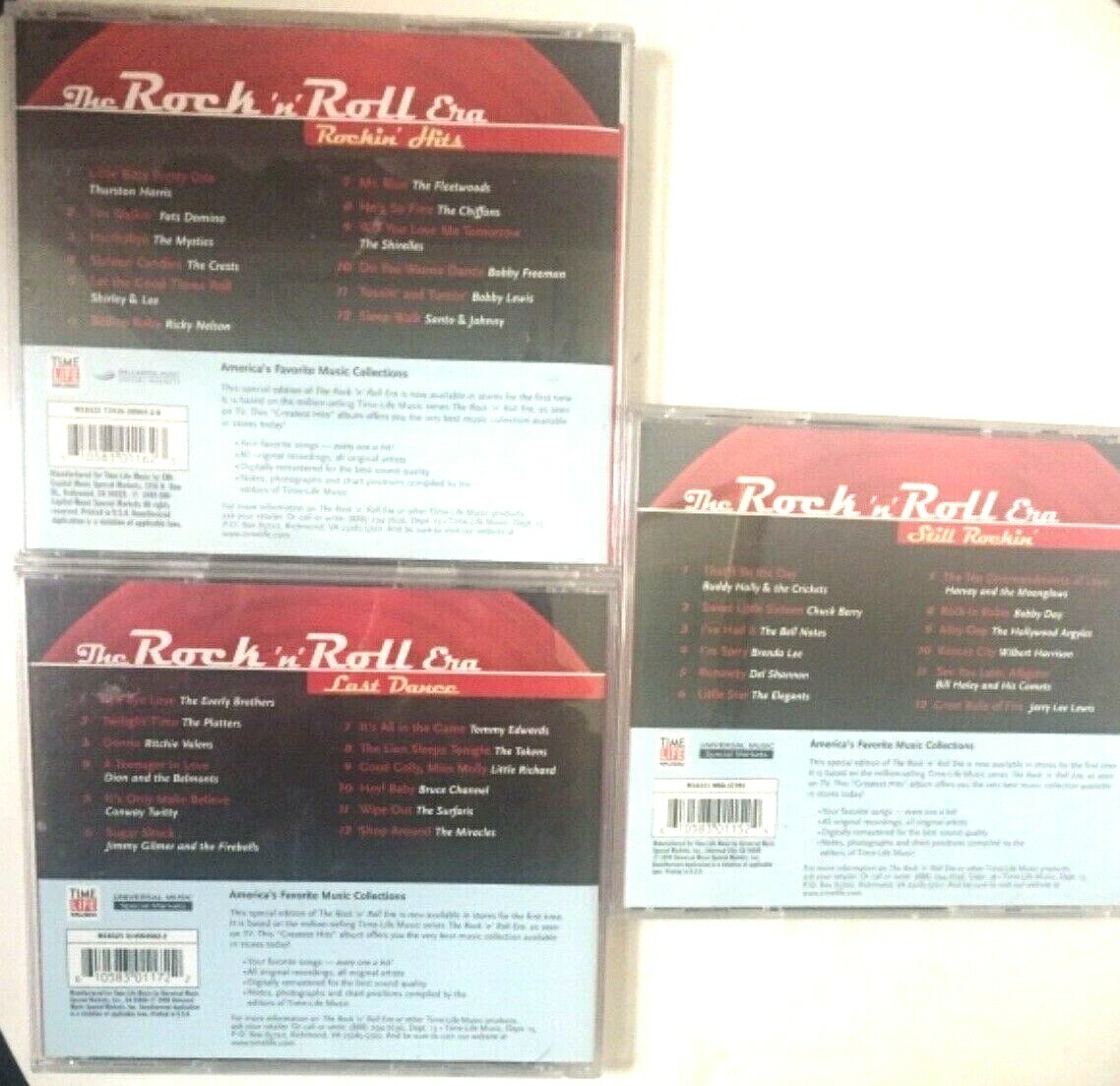 Time Life Rock N' Roll Era Greatest Hits Set 3 CD Disc 36 Songs Rockin
