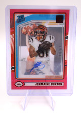 2024 Clearly Donruss JERMAINE BURTON Red Auto /149 RC Bengals SSP