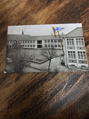 Old postcard Beckum in Westphalia used 1963