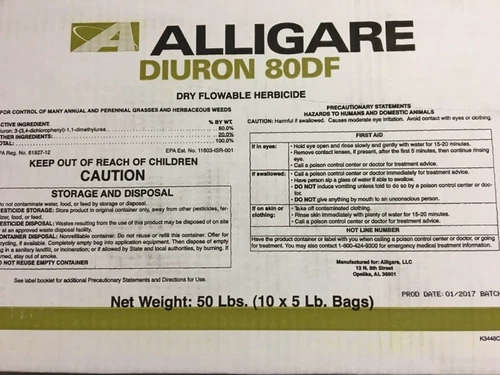 Diuron 80DF Herbicide - 10-5lb bags (Total of 50lbs) (Karmex DF) NO SALES: CA