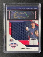 2019 Panini USA Stars & Stripes Evan Maldonado Autographed Jersey Black #16/48!!