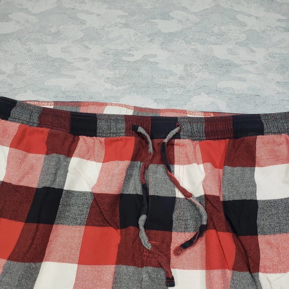 Pantalones de dormir Life Is Good para hombre XL rojos a cuadros cordón ocio Foto 2 de 4