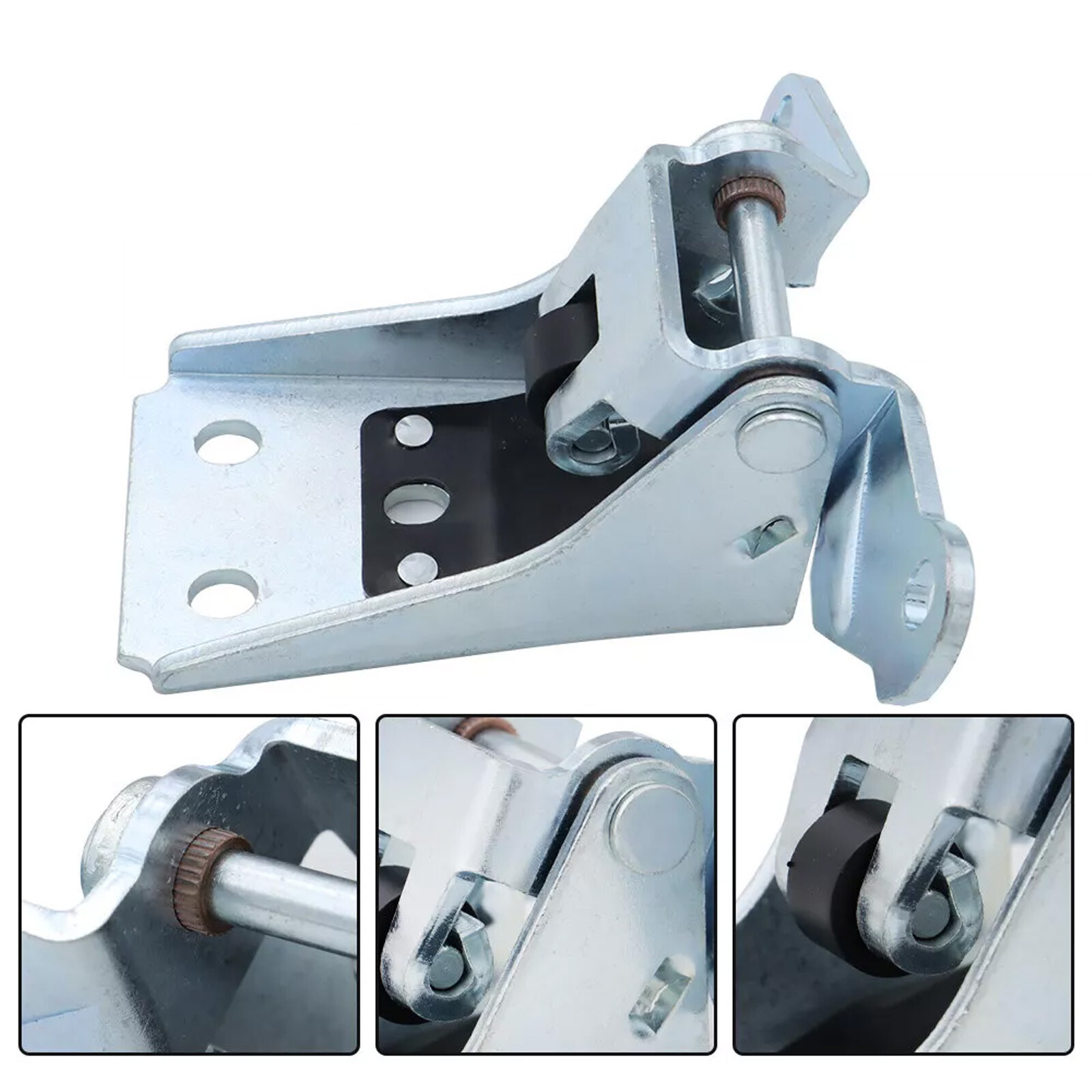 KOJEM Door Hinge Kit Front Upper Left Driver Door Hinge For 1980-1996 Ford Bronco, F150, F250, F350 1979 F150 Door Panels