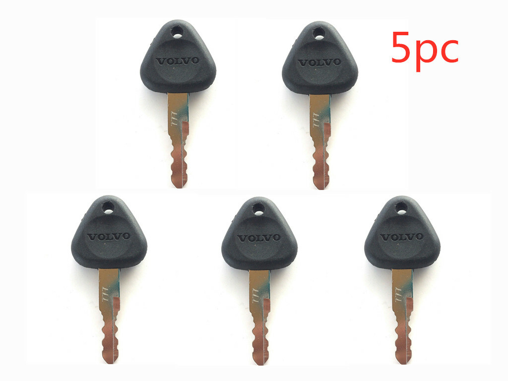 5Pcs For Volvo Excavator Heavy Equipment Key 777 M3 #Q010 ZX