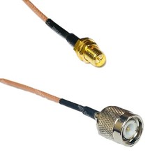 RG316 RP-SMA FEMALE to TNC MALE RF Cable Rapid-SHIP LOT