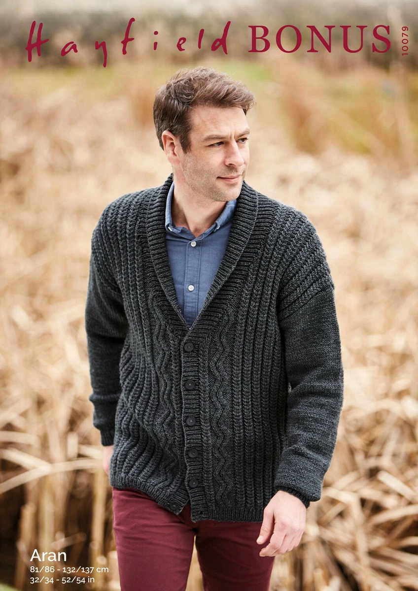 Mens aran top jumper knitting patterns