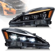VLAND LED Headlights For 2006-2013 Lexus IS25...