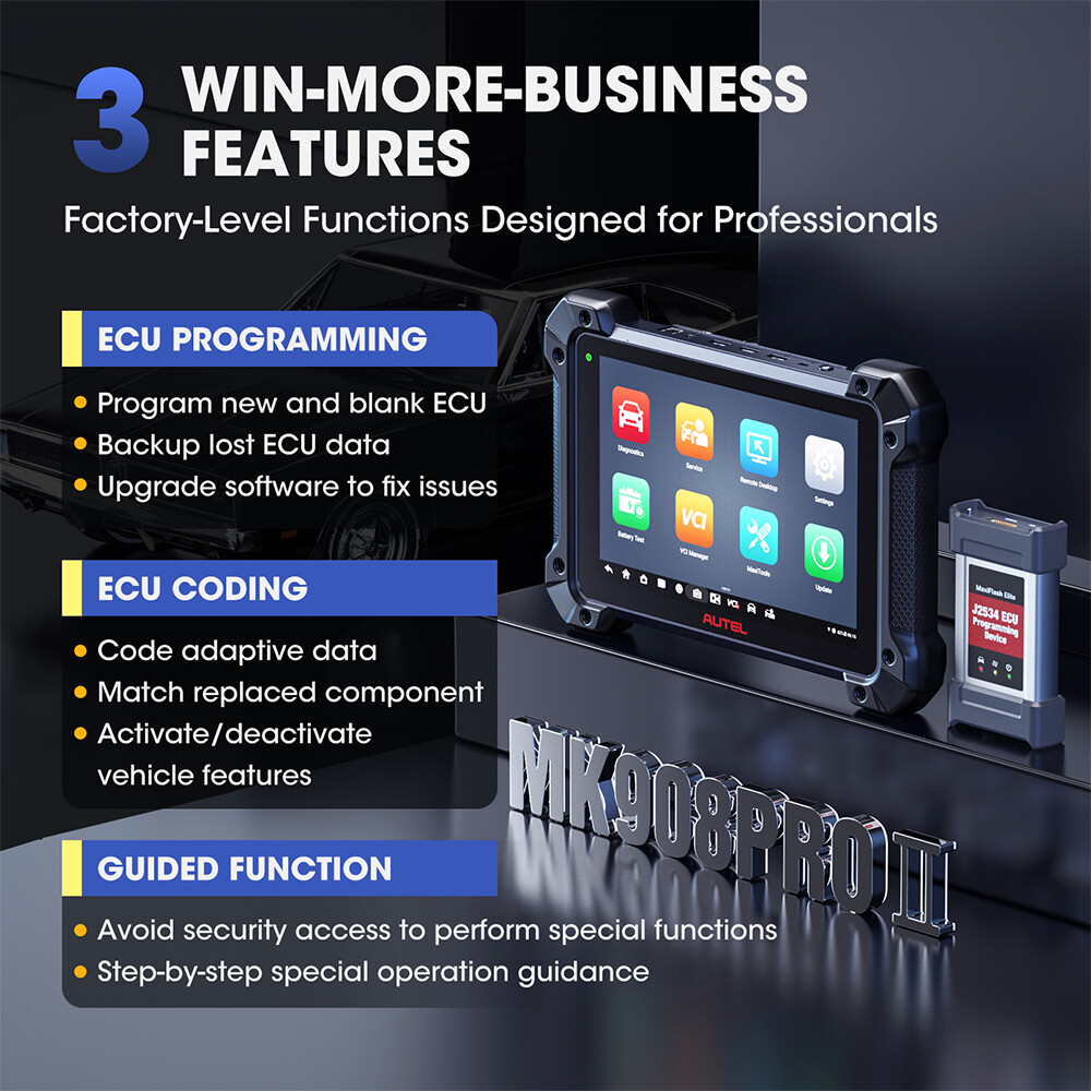 Autel MK908 Pro II Automotive Diagnostic Scanner >MaxiSys MS908