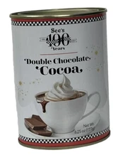 See’s Candies Tin Commemorative 100 Years Double Chocolate Cocoa Made USA Empty