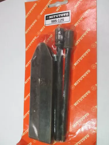 New Mitutoyo 5" Toolmaker's Parallel Clamp Jaw's W/3.15" Opening Series #985-129