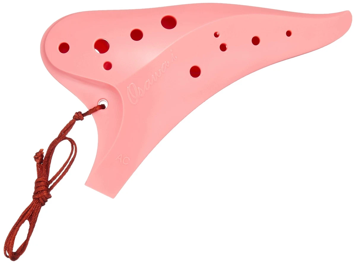 Osawa Ocarina i Series Plastic Alto C Tone Peach PI-AC PK
