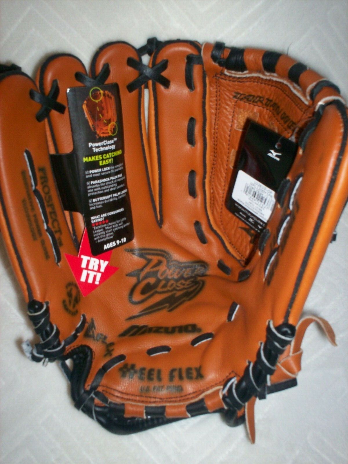 mizuno left handed softball glove