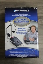 Plantronics S11 Silver/Black Telephone Headband Headset System