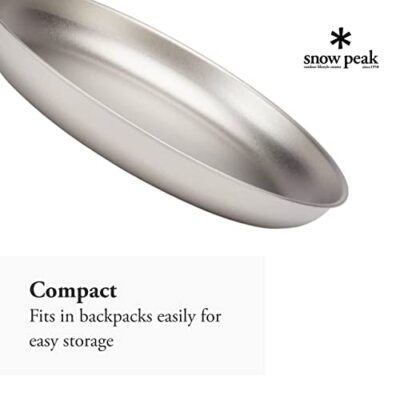 Snow Peak Trek Titanium Plate STW-002T Made in Japan - BRAND NEW