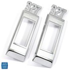 1969 Impala Caprice Bel Air 327 Front Chrome Marker Light Bezel GM 3950773 Pair