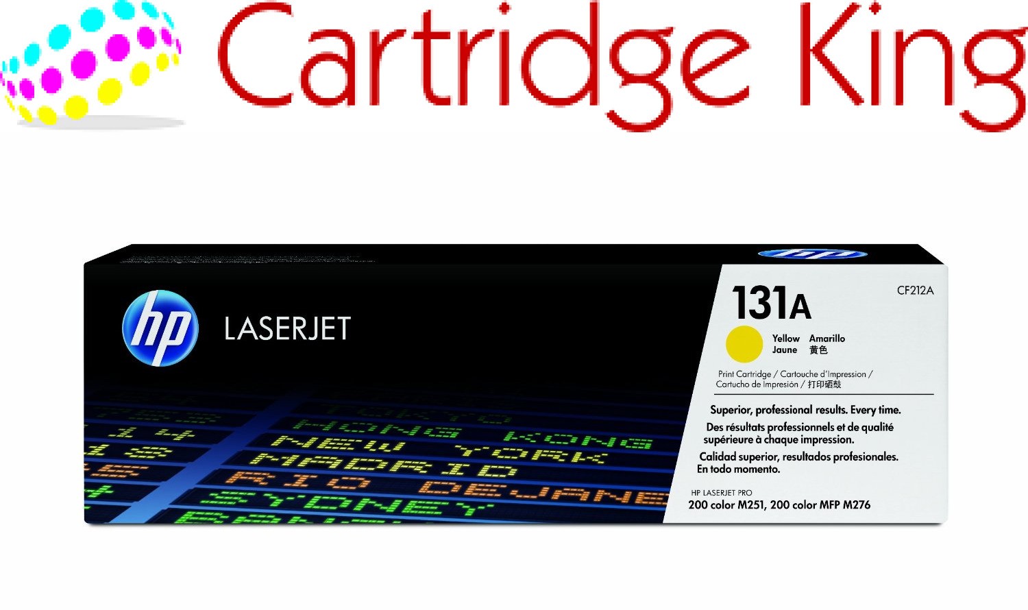 HP 131A Yellow Original LaserJet Toner Cartridge - CF212A