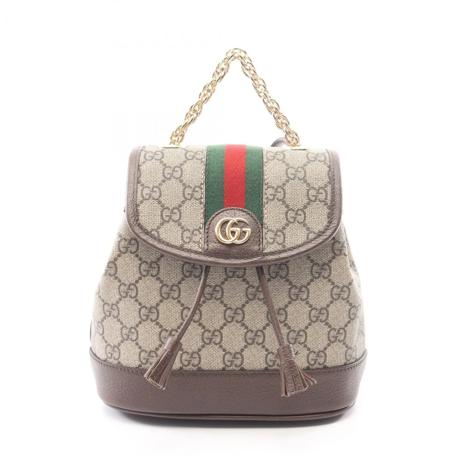 Sac à dos GUCCI Offdia Mini GG Supreme 795221 PVC toile cuir Occasion - Photo 1/4