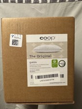NEW Coop The Original Queen Adjustable Pillow Cross-Cut Memory Foam & Microfiber