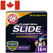 ARM  HAMMER Clump  Seal SLIDE Cat Litter, Easy Clean-up Multi-Cat Clumping Lit