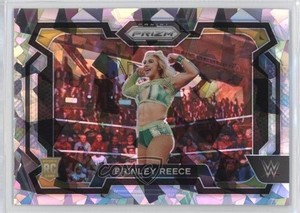 2024 Panini Prizm WWE Ice Prizm Brinley Reece #36 Rookie RC