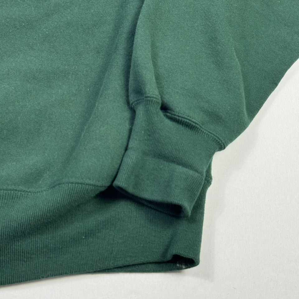 Moletom Masculino Vintage Muirfield Village Taco de Golfe X Grande Verde Fabricado nos EUA Anos 90 - Imagem 3 de 4