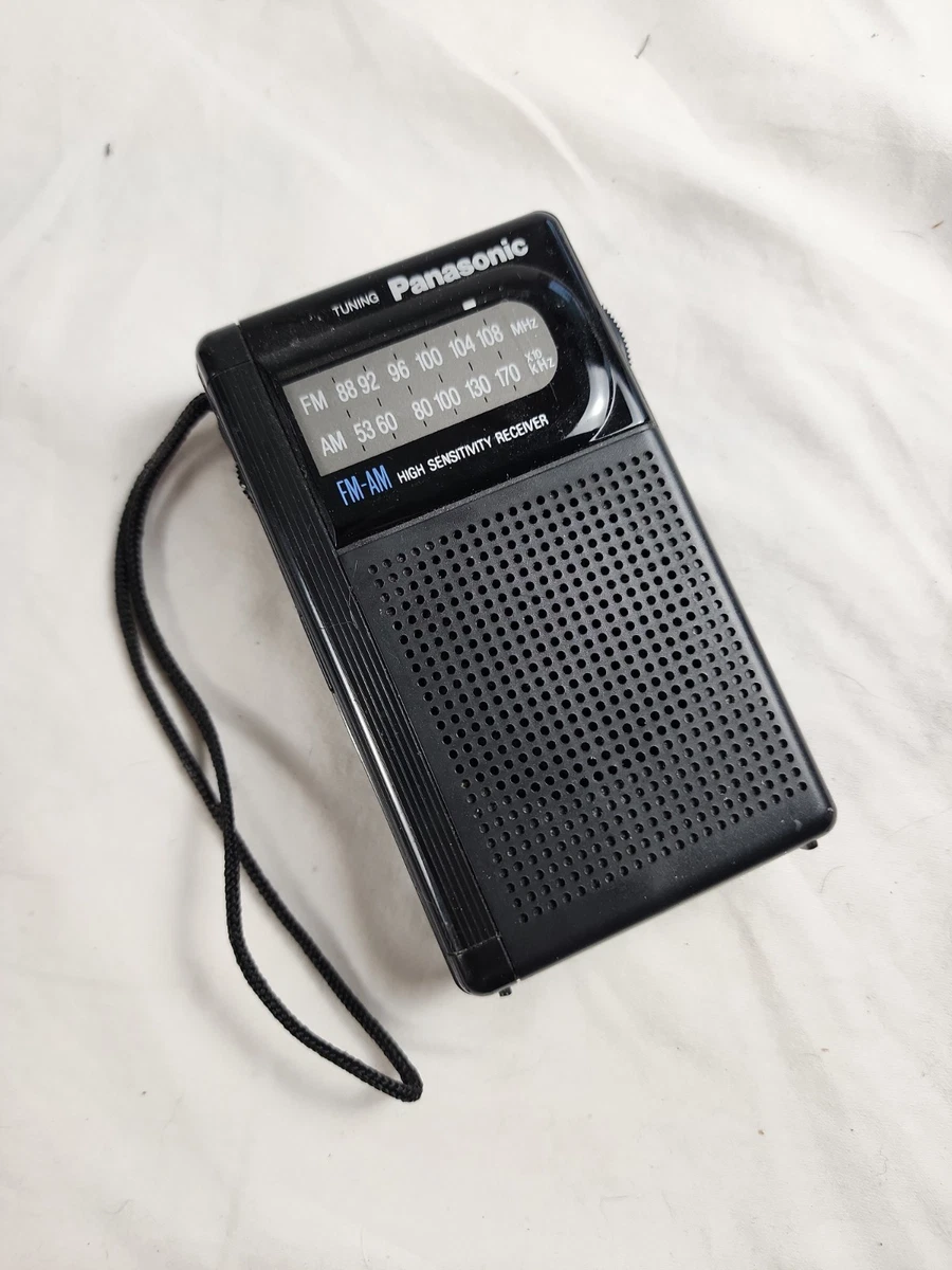 Panasonic Pocket Portable AM/FM Radios with Headphone Jack for