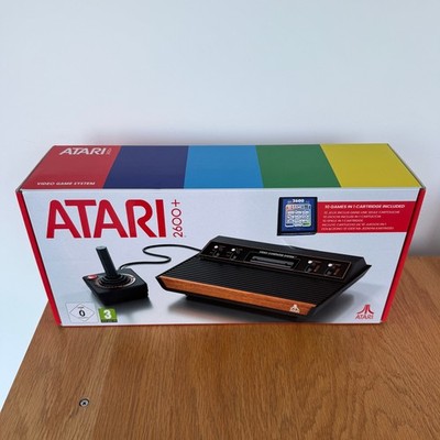 Atari 2600+ Plus Videospielkonsole Schwarz 10 in 1 Spiele (Brandneu & Versiegelt)