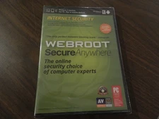 WEBROOT SECURE ANYWHERE WINDOWS 8 MAC PC INTERNET SECURITY BRAND NEW BEST BUY