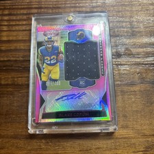 2024 Panini Certified - Freshman Fabric Mirror Signatures Blake Corum Pink /299