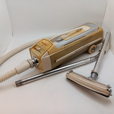 Electrolux Super J Golden Jubilee Model 1401 Canister Vacuum Cleaner Works Great