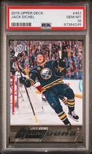 2015-16 Upper Deck Series 2 Young Guns #451 Jack Eichel Buffalo Sabres PSA 10