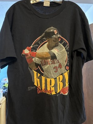 1990 Kirby Puckett Salem T-Shirt XL; Rare! Good Condition! Single Stich.
