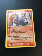 Pokemon TCG Entei POP Series 2 Promo Holo 1/17 Eng 2006 (DMG) HEAVY HOLO BLEED on eBay