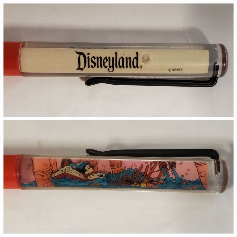 Vintage Floater Pen, Disney, Disneyland, Mickey Mouse, Sorcerer, Floaty Pen
