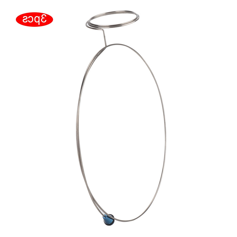 New 3Pcs Head Mounted Magnifying Glass Steel Ring For Watchmaker Watch Repair To