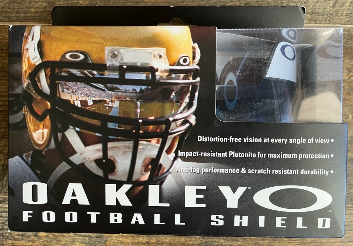 BRAND NEW OAKLEY FOOTBALL HELMET VISOR EYE / FACE SHIELD 26% BLUE