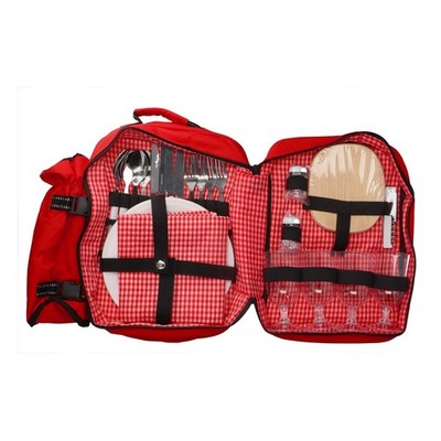 Kraft Food Rucksack Picknick Camping  Outdoor 26teilig incl.Kühltasche