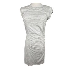 Athleta Womens Striped Bodycon Dress Size S Lined Stretch Minimalist Casual