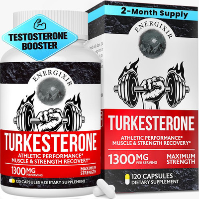 Testosterone Supplement for Men, Max Purity 95% Testosterone Booster for Men, Tu