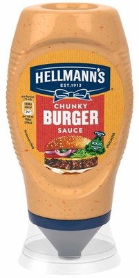 Hellmann's Chunky Burger Sauce für Pommes & Burger - Hellmanns - 250 ml