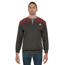 Star Trek Voyager Red Sweatshirt - Star Trek Red Shirt - Janeway Seven of Nine 