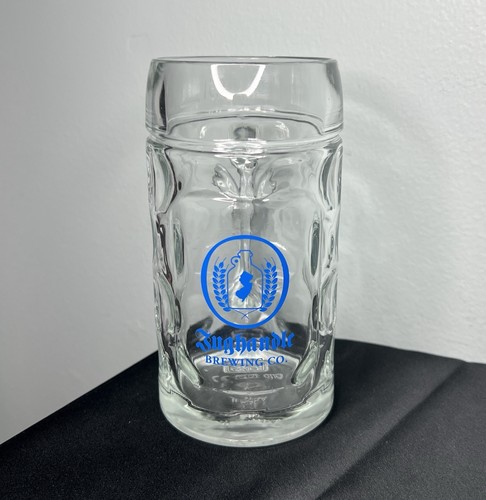 Jughandle Braustein Glas NJ Craft Beer Brauerei blaues Logo 6,25" Männerhöhle