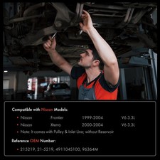 Bomba De Dirección Asistida Para Nissan Frontier 99-04 3.3L Y Xterra 00-04 – Well Auto, Nueva